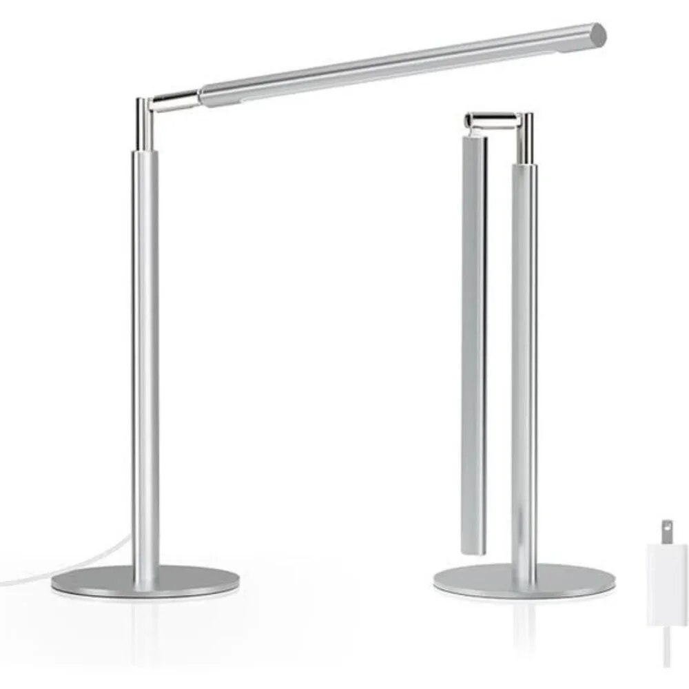 LED desk lamp metal foldable dimmable table light reading study office dorm